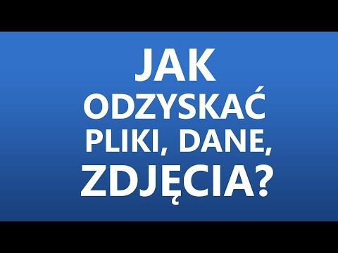 Wideo: Jak Odzyskać Uszkodzone Zdjęcia