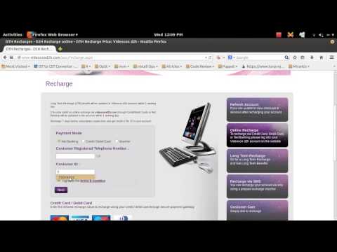 How To Videocon D2H Online Recharge without Login