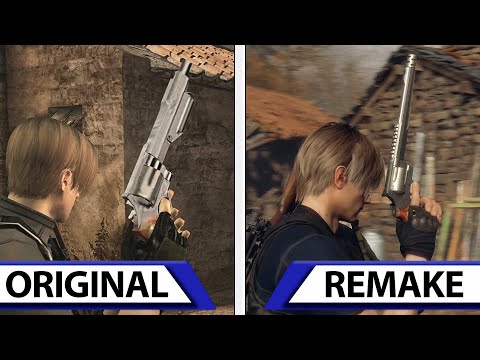 Resident Evil 4 - Remake: Weapons Evolution | Original VS Remake Comparison