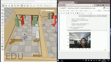 Control wheelchair with a WebCam and simulate with V-Rep