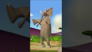 Elephant Performing Yoga  #shorts #youtubeshorts #gazoon #funnyanimals #junglebook