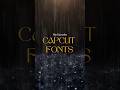 My top 5 Capcut Fonts 😍😍 Which is yours? #capcut #capcutfont #capcuttutorial #capcutediting