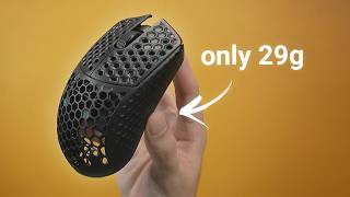 How is this full-size gaming mouse only 29 grams?! (G-Wolves HTS Ultra 8K Review)