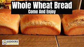 Whole Wheat Bread (Straight Dough Method)