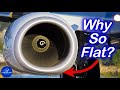 Why are the 737's Engines Flat?