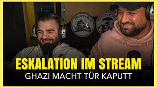 GHAZI MACHT TÜR KAPUTT😮 | KRANKFURT BRICHT SEINE NERVEN | GHAZI47