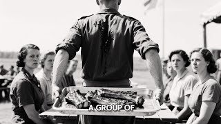When German Women POWs Taste American BBQ For the First Time