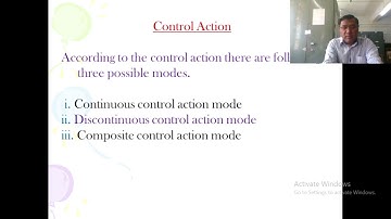 Video No 57 Classification of Control Action