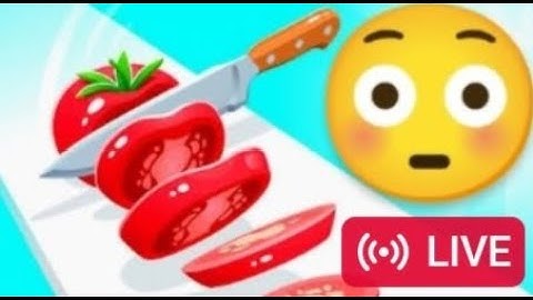 Perfect Slices is Live Now #perfectslices gameplay #gaming #live 🍎🍏🍅🔪 3800 to 3900😳♥️!