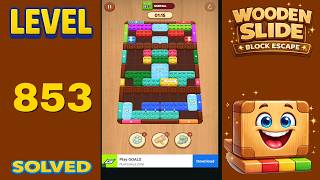Wooden Slide – Level 853 | Walkthrough