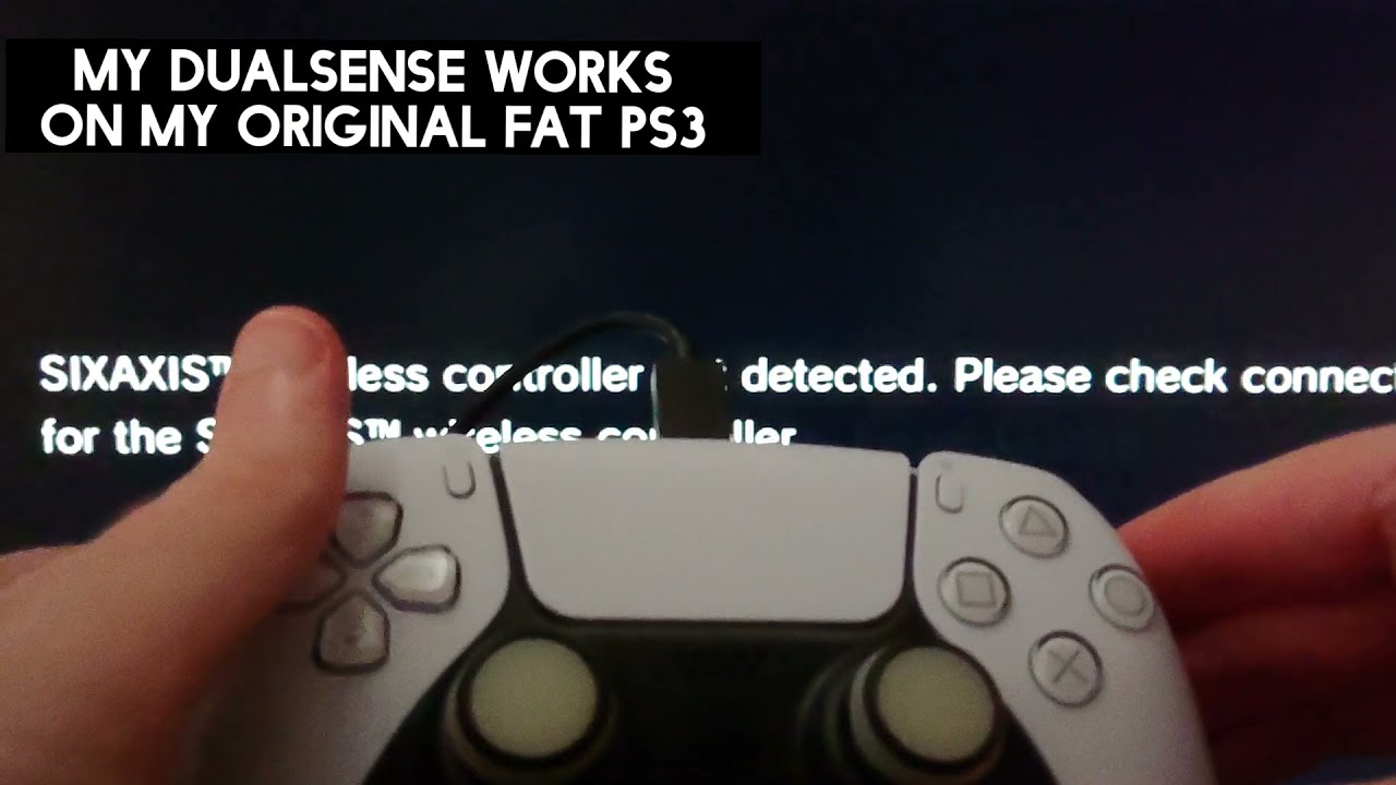 PS5 - DualSense working in PS3