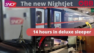 Nightjet Paris to Vienna - 14 h in a double deluxe sleeper - ÖBB / SNCF night train NJ 468/ NJ 469