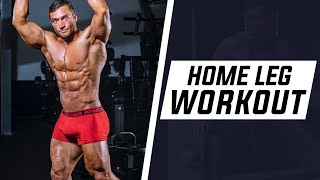 Intense Home Leg WORKOUT For Strong and Bigger Legs(NO GYM NEEDED)