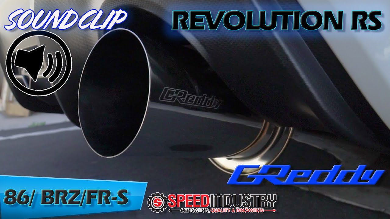 GReddy Revolution RS Cat Back Exhaust 2013-2023 Subaru BRZ