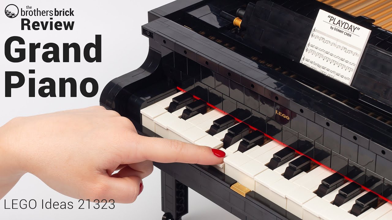 21323 LEGO® Ideas Piano de Cauda; Kit de Construção Construa Seu