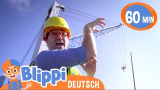 Blippi Deutsch - Baufahrzeuge lernen mit Blippi | Abenteuer und Videos für Kinder