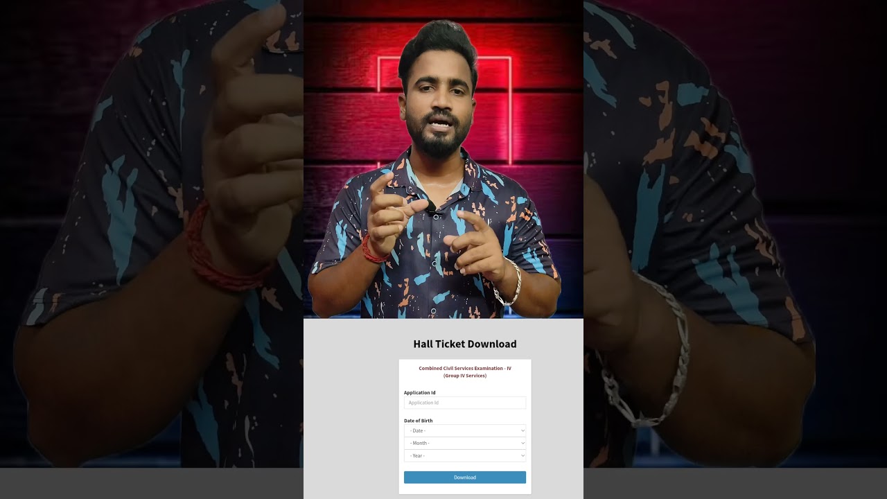 tnpsc group 4 hall ticket download 2025|how to download tnpsc group 4 hall ticket|group 4 hallticket