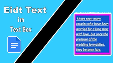 How to Add Text Editable Text Box in Google Docs