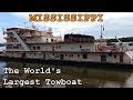 MISSISSIPPI - World's Largest Towboat (Mississippi River) CITY of CAPE GIRARDEAU, MO - USA