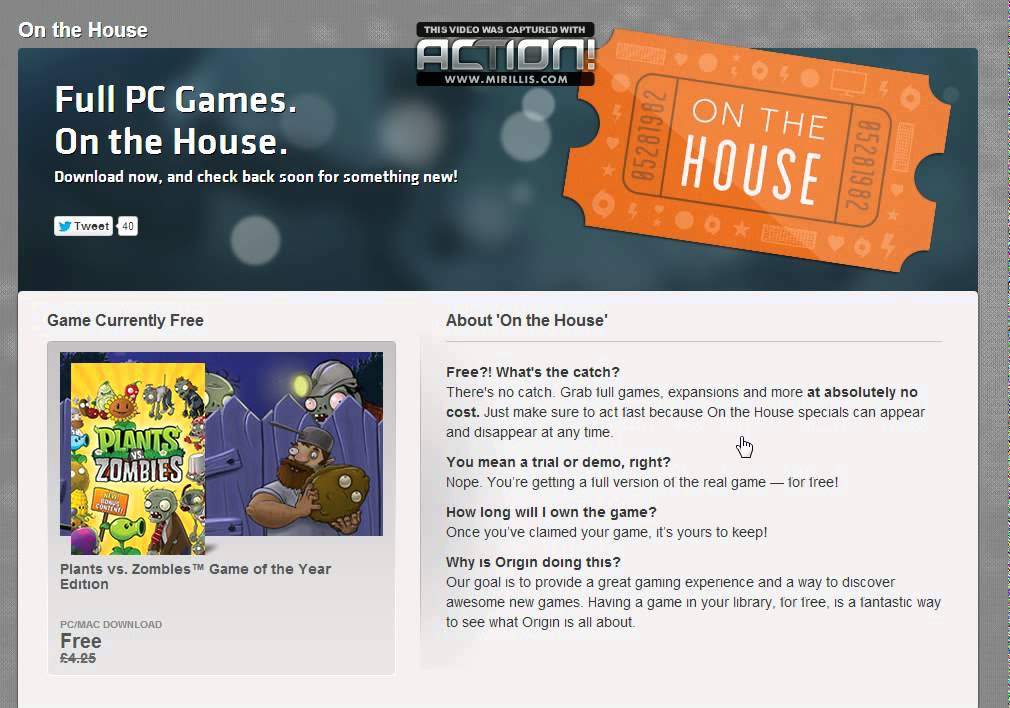 Plants vs Zombies free on PC & Mac from Origin's On the House