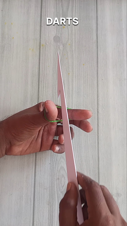PAPER DARTS ORIGAMI| TUTORIAL| HOW TO MAKE A PAPER DARTS CRAFT| STEP BY STEP FOLDING| ARTWORK
