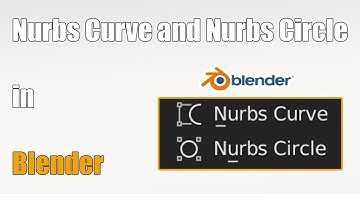 Add Nurbs Curve and Nurbs Circle in Blender - 45#