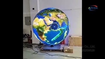 360 Degree HD Indoor Special Shaped LED Video Advertising 3D LED Ball Display Screen Led Sphere Disp