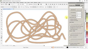 Circles on Curves  -  CorelDRAW macro - Demo 06