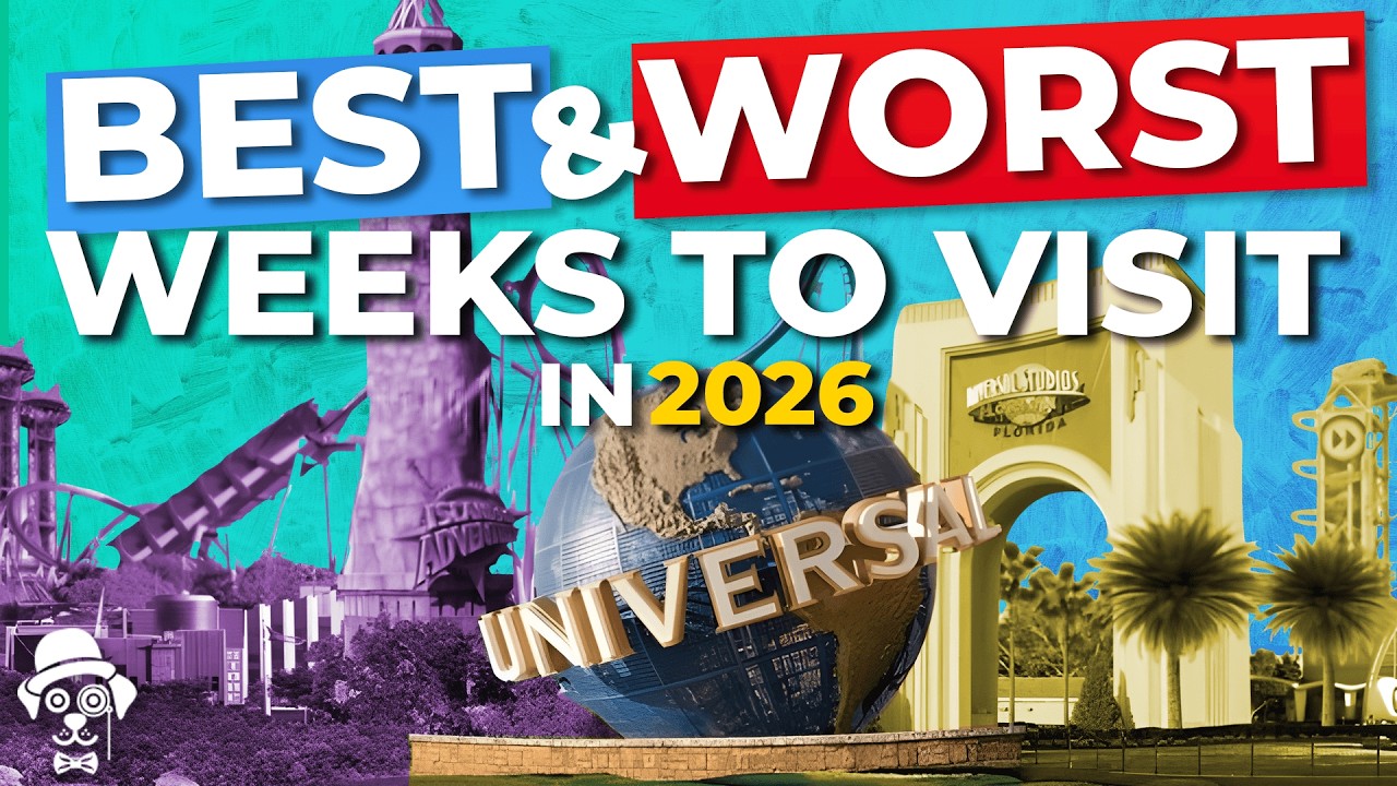 ЛУЧШЕЕ время для посещения Universal Studios Orlando в 2026 году (плюс самые загруженные недели, ...