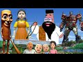BERMAIN SQUID GAME, TUNG TUNG SAHUR, PATRICK, MECHAGODZILLA vs TRANSFORMERS UPIN & IPIN
