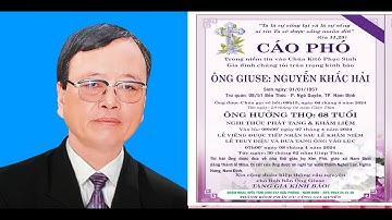Lễ tang ông giuse Nguyễn Khắc Hải