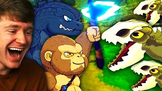 BABY GODZILLA and BABY KONG vs BABY SKULLCRAWLERS