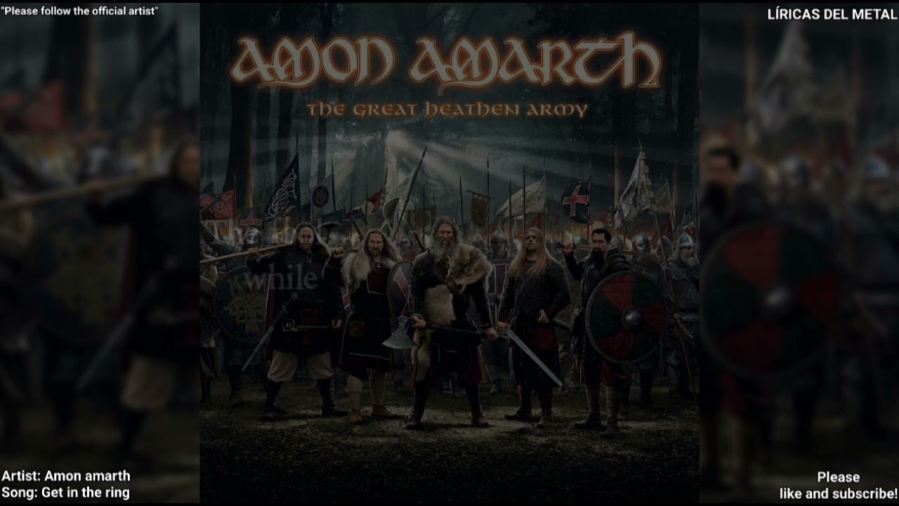 AMON AMARTH - GET IN THE RING (LYRICS ON SCREEN)