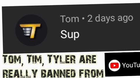 Tom, Tim, Tyler, TheComicalCanadian are really deleted from YouTube?