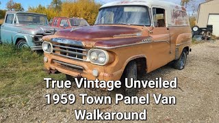 True Vintage Unveiled: 1959 Town Panel Van Walkaround by rusted and restored auto 185 views 7 months ago 1 minute, 54 seconds