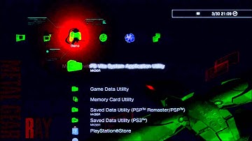 PS3 Dynamic Theme Metal Gear Solid2 RAY