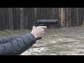 Первые выстрелы из пистолета Беретта 92ФС 9х19мм / First shoots from pistol Beretta 92FS 9x19mm