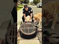 Dog Asks Police for Help?! 🐶🚓 #shorts #rescue #heartwarming #animals #hero #viral #shortvideo  #dog