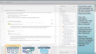 Open a Unit and its learning resources