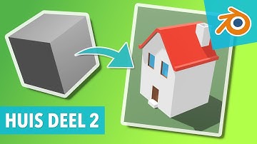 🇳🇱 #5 - HUIS MODELLEREN DEEL 2/3 - Blender 2.8 tutorial Nederlands