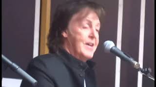 Paul McCartney Live At The Times Square, New York, USA (Thursday 10th October 2013)