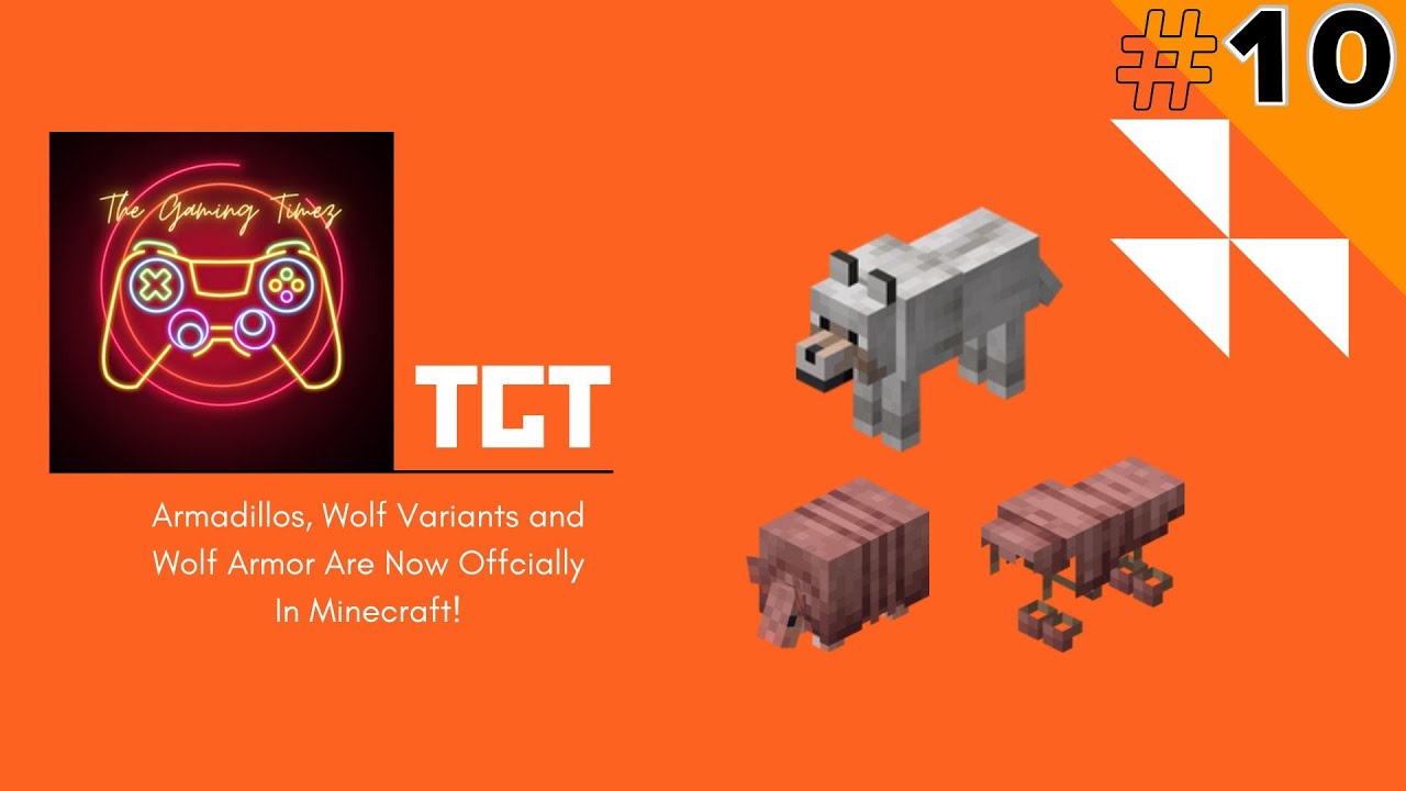 Armadillos,Wolf Armor and Wolf Variants Are Now Officially In Minecraft ...