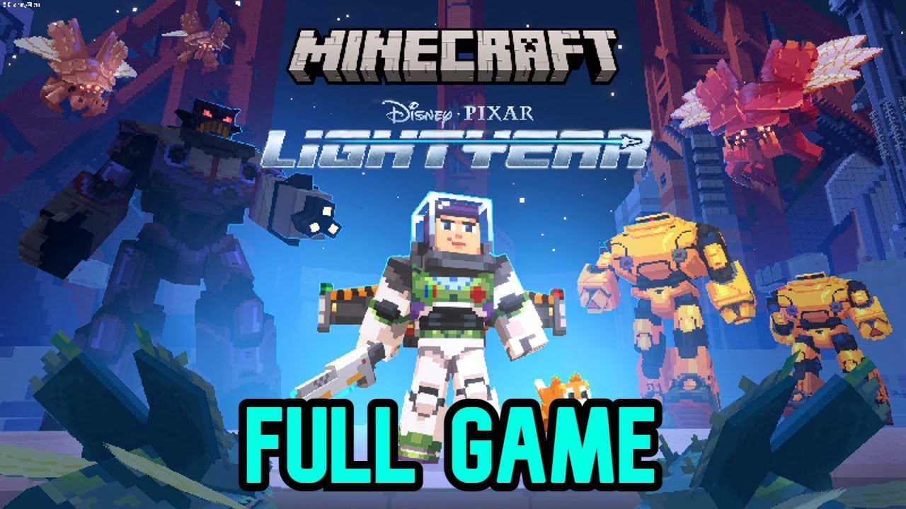Minecraft x Lightyear DLC - Full Gameplay Playthrough (Full Game)