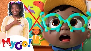 codys special day more 1 hr mygo sign language for kids cocomelon nursery rhymes asl