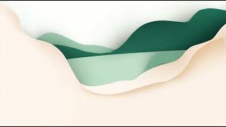 Abstract Green Mint Layered Waves Seamless Motion Background Loop 4K 60FPS