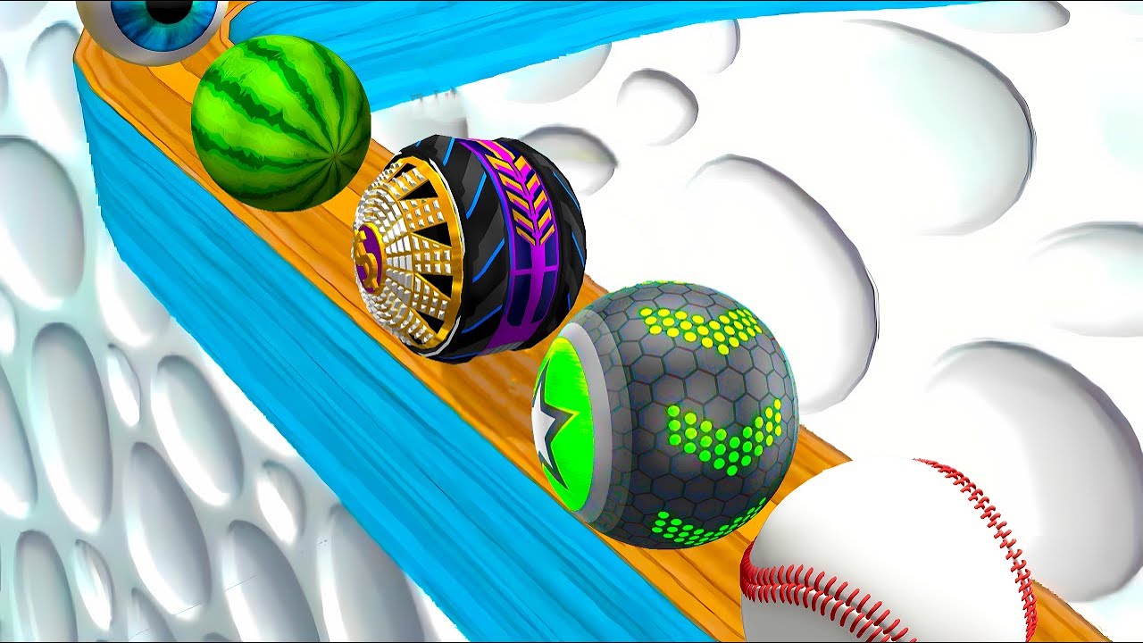 Going Balls Race: 4 Gameplays on 1 Screen! - YouTube