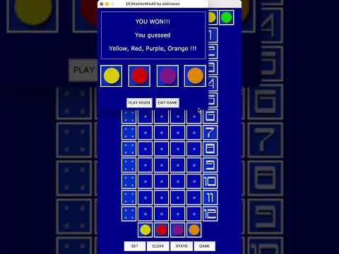Mastermind in Tkinter (Python)