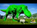 DINOSAURS BATTLEGROUND 1 HOUR OF DINOSAURS FIGHTING - T REX, SPINOSAURUS, INDORAPTOR, INDOMINUS REX