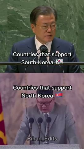 Countries that support North Korea 🇰🇵 VS South Korea 🇰🇷