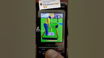 Mini Golf on Sony Ericsson K800 Unique #collection #mobile #retro #gsm #phone #gaming #nokia #fry